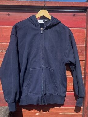 Aritzia Navy Blue Hoodie Size XXS